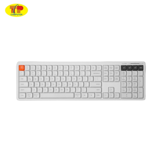 Bàn phím không dây HyperWork SilentKey HPW-TS01-WHT Trắng