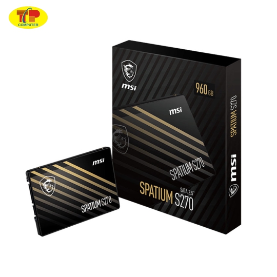  Ổ cứng SSD MSI SPATIUM S270 240GB SATA III 2.5 inch  (Đọc 500MB/s, Ghi 400MB/s)
