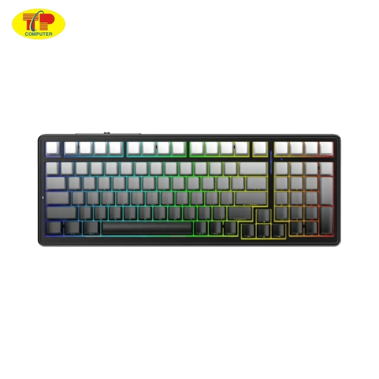 Bàn phím cơ gaming AULA F99 Pro (3 Mode/ Xám + Đen Gradient/ Star Vector switch)