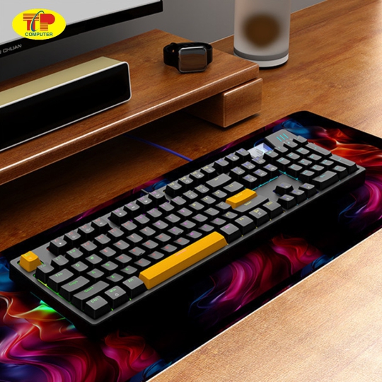 Bàn phím cơ gaming có dây EDRA EK316 Brown Switch