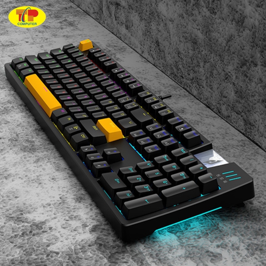 Bàn phím cơ gaming có dây EDRA EK316 Brown Switch