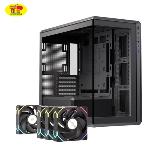 Vỏ Case EINAREX ZM800 RGB Black (ATX/4 fan RGB)