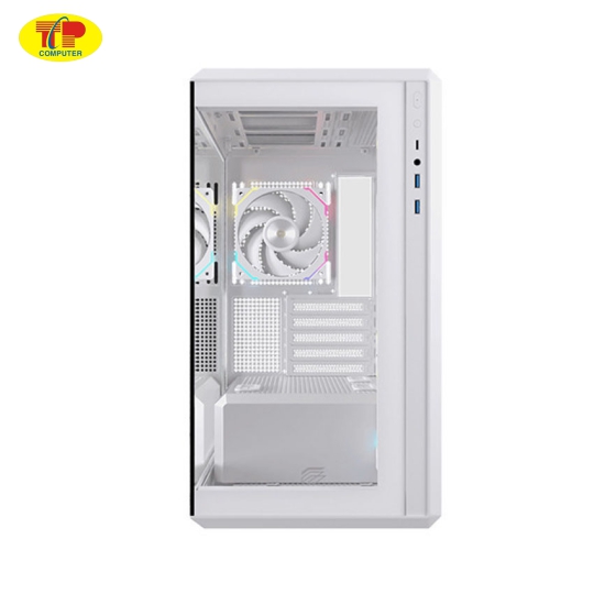  Vỏ Case EINAREX ZM800 RGB White (ATX/4 fan RGB)