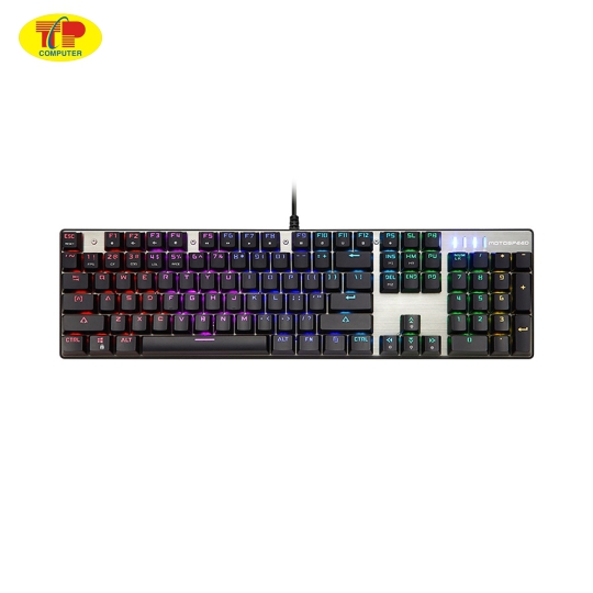 Bàn Phím Cơ Gaming Có Dây Motospeed CK104 Red Switch