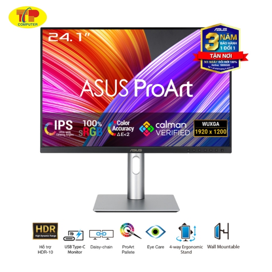  Màn hình ASUS ProArt PA248CRV (24.1 inch/FHD/WUXGA/IPS/75Hz/5ms)