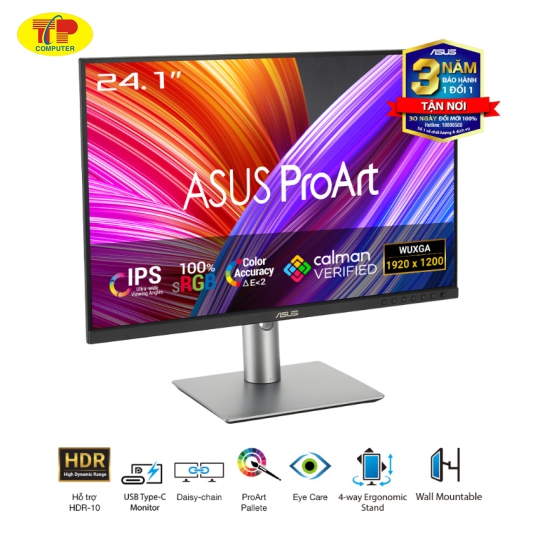 Màn hình ASUS ProArt PA248CRV (24.1 inch/FHD/WUXGA/IPS/75Hz/5ms)