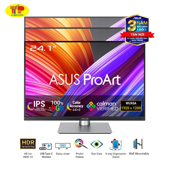  Màn hình ASUS ProArt PA248CRV (24.1 inch/FHD/WUXGA/IPS/75Hz/5ms)