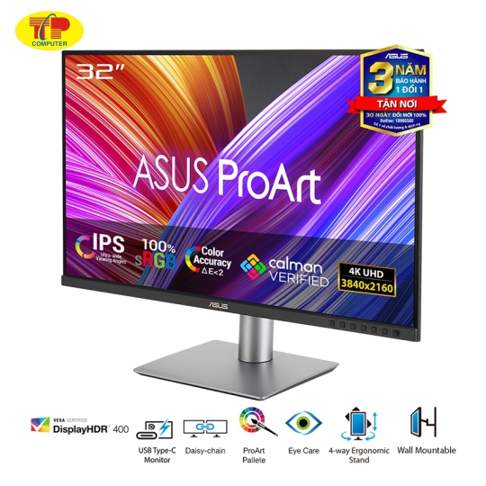 Màn hình ASUS ProArt PA329CRV (32 inch/UHD/IPS/60Hz/5ms/USB-C)