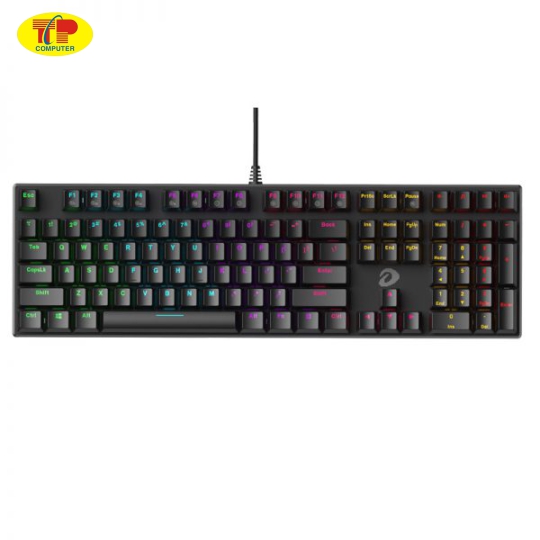 Bàn Phím cơ Dareu EK810 Multi-Led Black (USB/Multi Led/Blue switch) 
