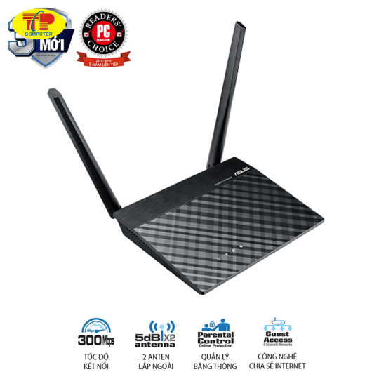 Router wifi ASUS RT-N12+ Wireless N300Mbps 