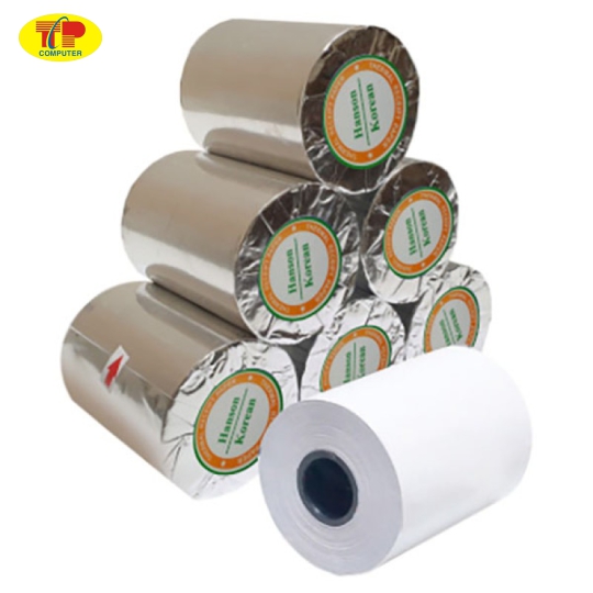 Giấy in nhiệt bọc bạc K80x38mm