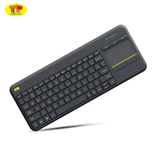 Bàn phím không dây Logitech K400 Plus đen (USB/PinAA)