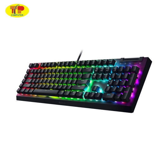 Bàn phím cơ gaming có dây Razer BlackWidow V4 X - Green Switch RZ03-04700100-R3M1