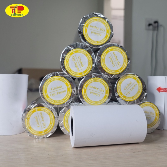 Giấy in nhiệt bọc bạc Oji K80x45mm